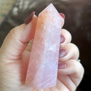 Rose Quartz Crystal Point